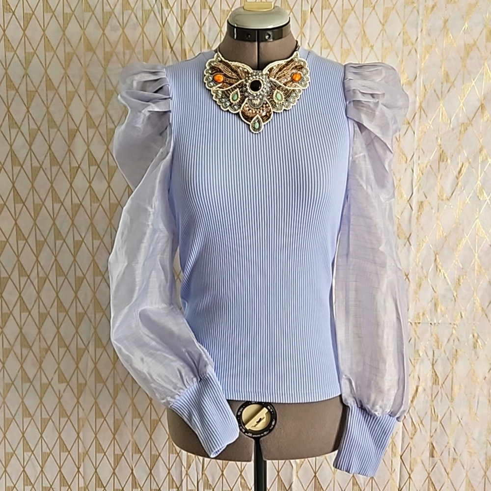 Dolan & Anthropologie Puff Sleeve Sweater NWT